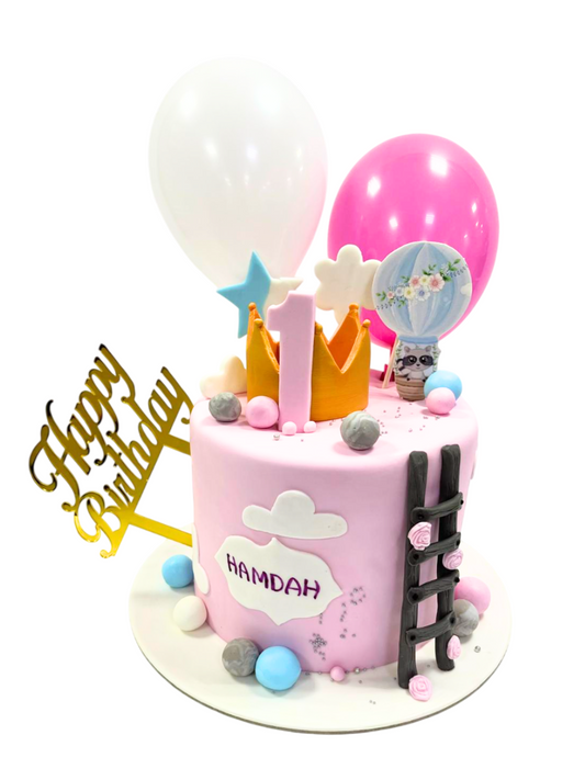 Princess Crown Customized Theme Cake