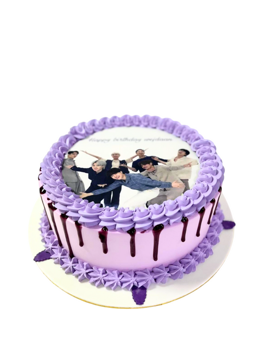 Photo Print Customized Cake – Edible Image Round Cake